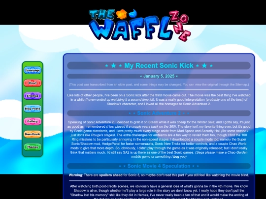 blog_posts/2025-01-05-My-Recent-Sonic-Kick screenshot