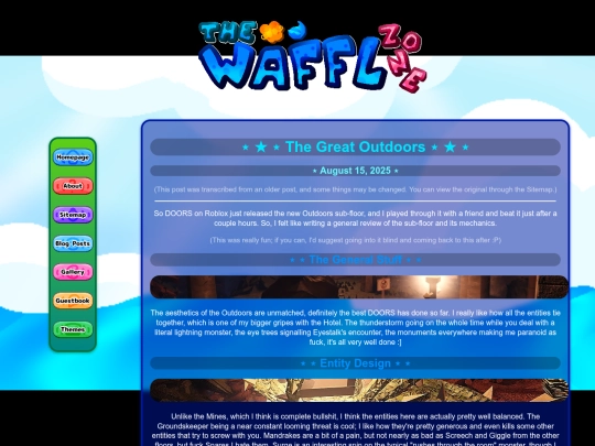 blog_posts/2025-08-15-The-Great-Outdoors screenshot