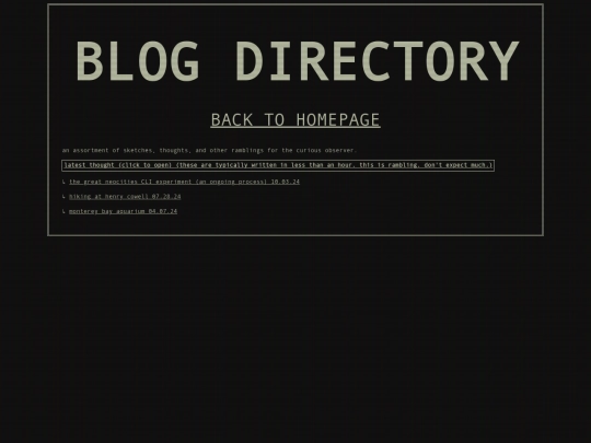 blog screenshot