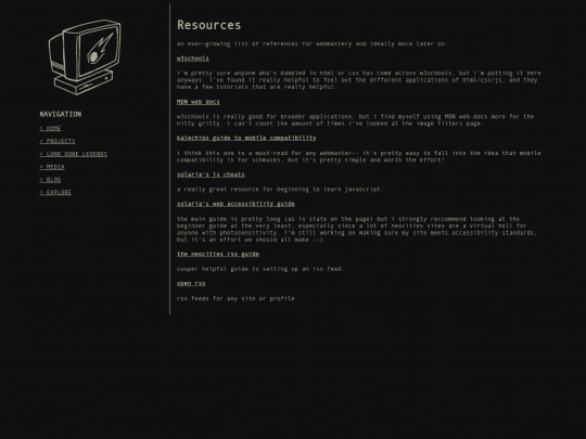 explore/resources screenshot