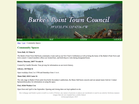 lgl/burke's point/community screenshot