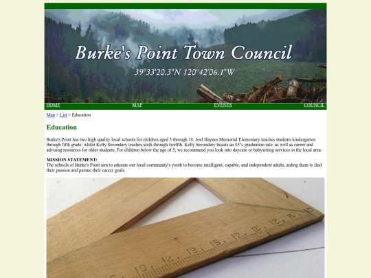 lgl/burke's point/edu screenshot