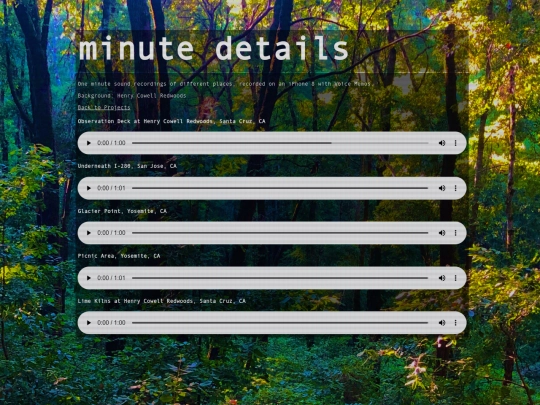 projects/minutes screenshot
