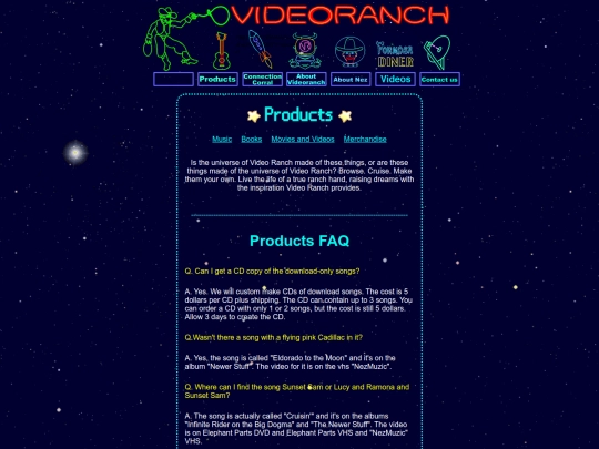 products screenshot