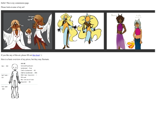 commissions screenshot