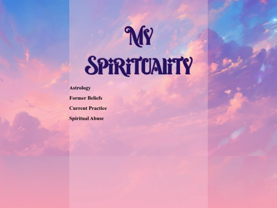 spirituality screenshot