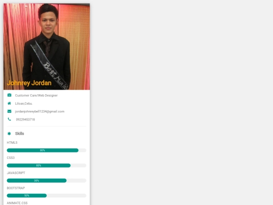aboutme screenshot