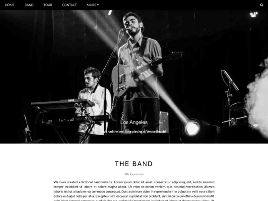 bandtemplate screenshot