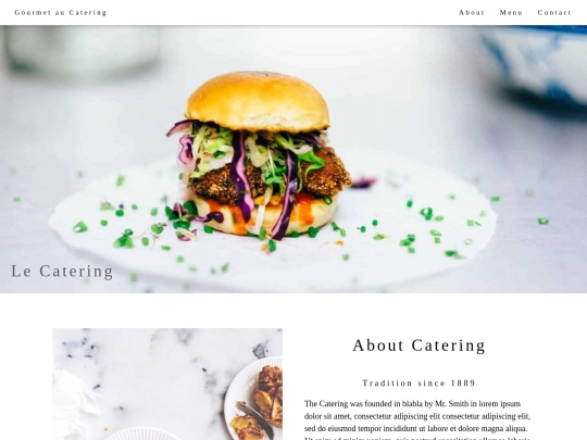 catering screenshot