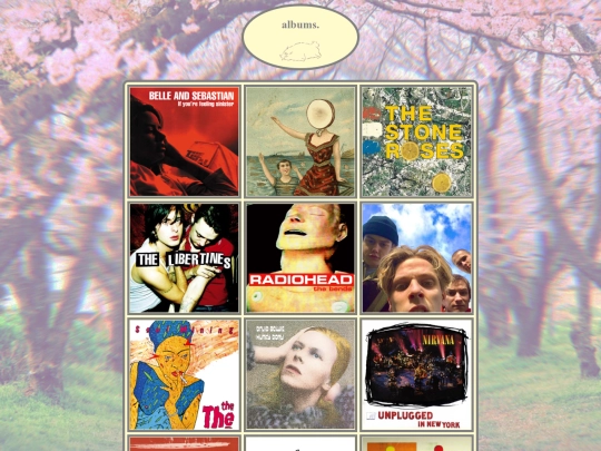 albums screenshot