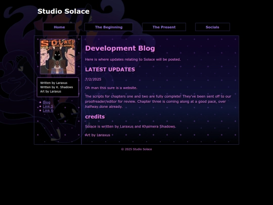 blog screenshot