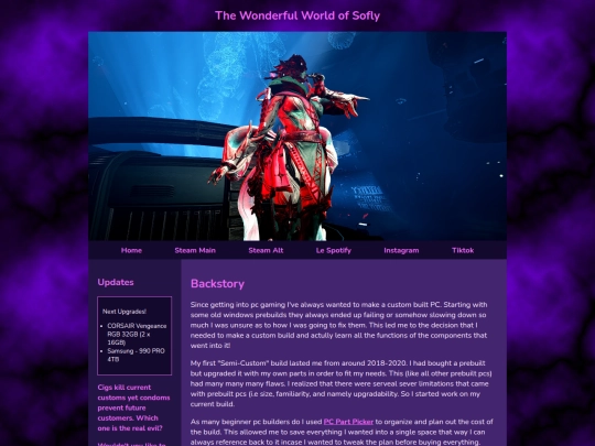 PCSpecs screenshot
