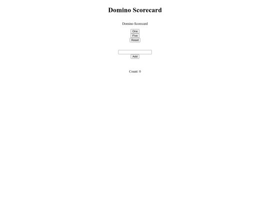 app/scorecard screenshot