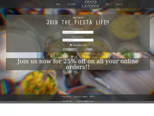Login screenshot
