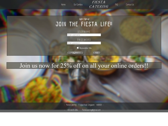 login screenshot