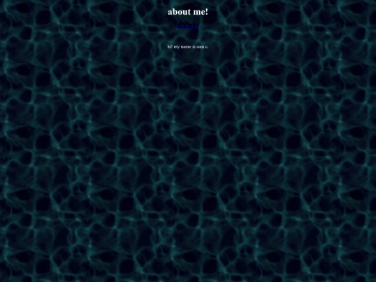 aboutme screenshot