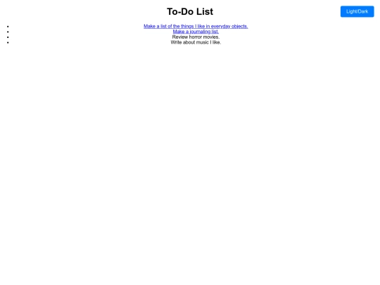 todo screenshot
