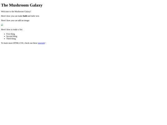 index screenshot