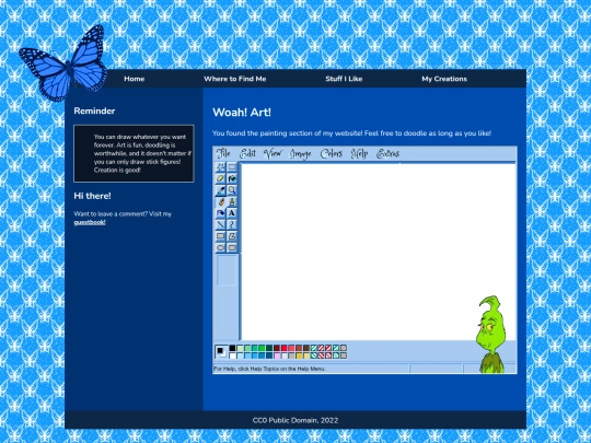 doodlingpage screenshot