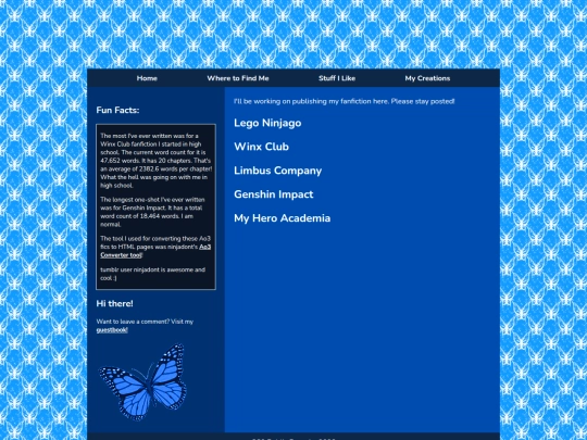 writing screenshot