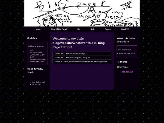 blog screenshot
