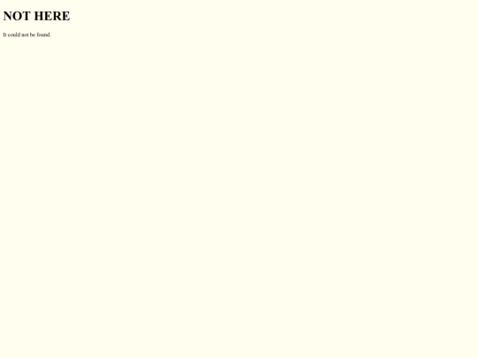 not_found screenshot
