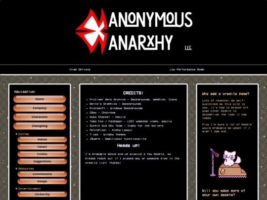 Credits screenshot