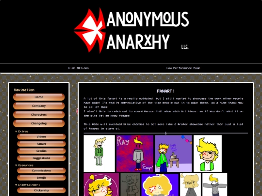 Fanart screenshot