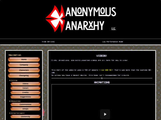 Videos screenshot