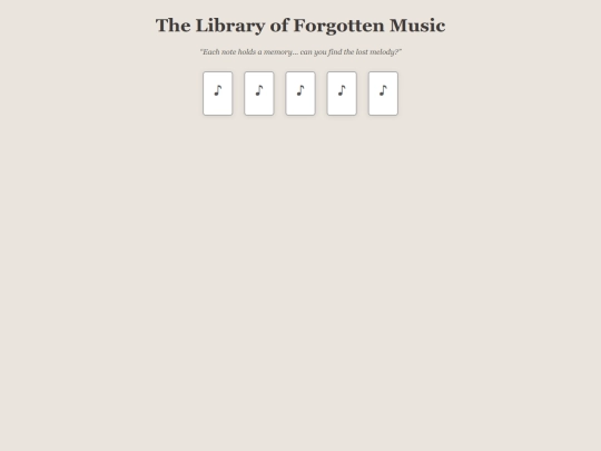 library-of-forgotten-music screenshot