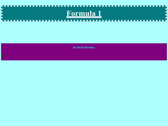 Proyecto3/Formula1 screenshot