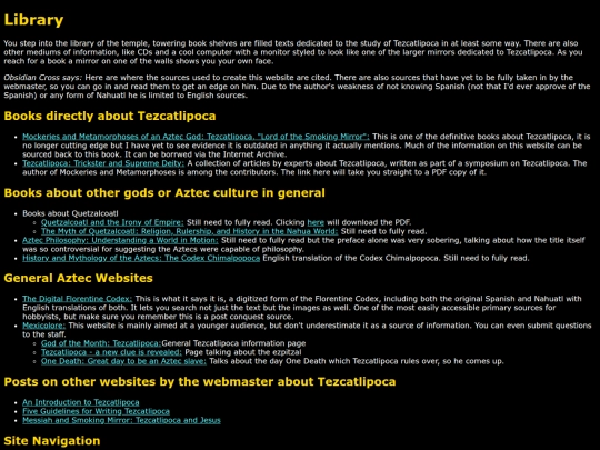 Library screenshot