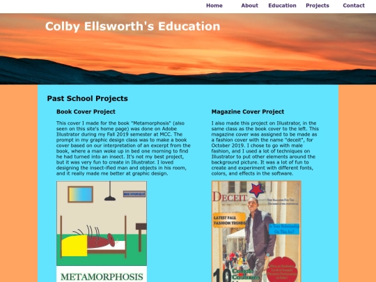 projects screenshot