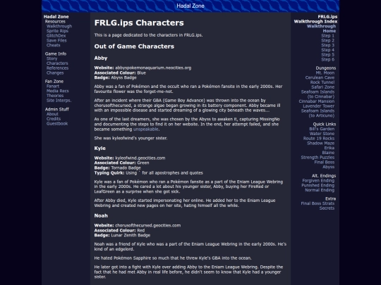 characters screenshot