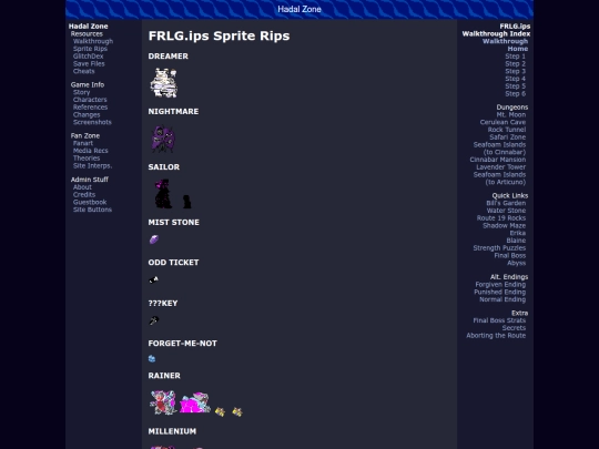 sprites screenshot