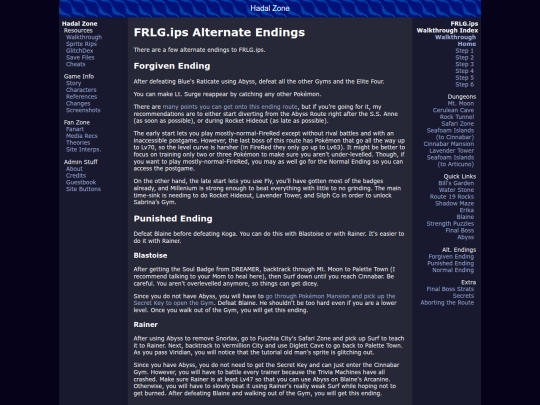 walkthrough/endings screenshot