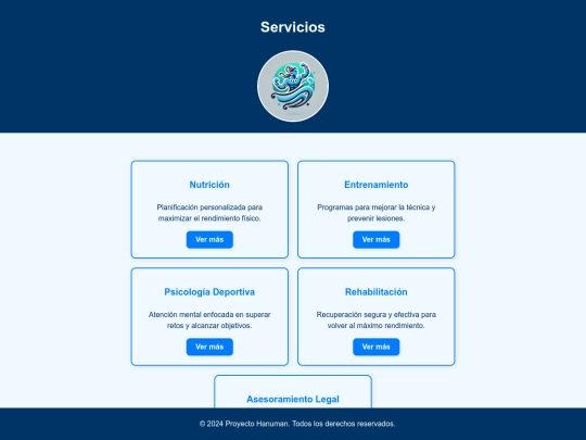 servicios screenshot