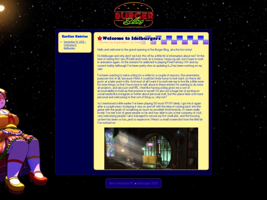 blog screenshot