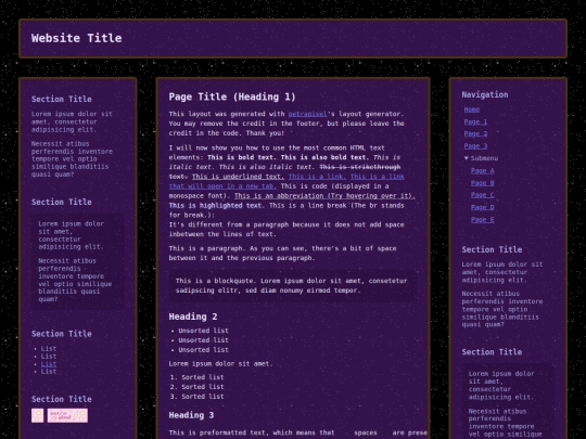 index screenshot