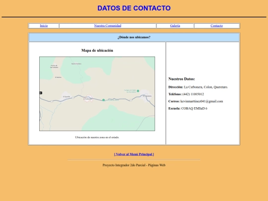 contacto screenshot