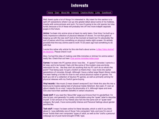 oldsite/interests screenshot