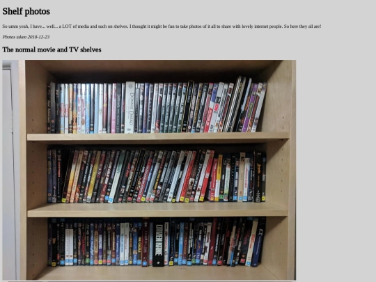 oldsite/shelves screenshot