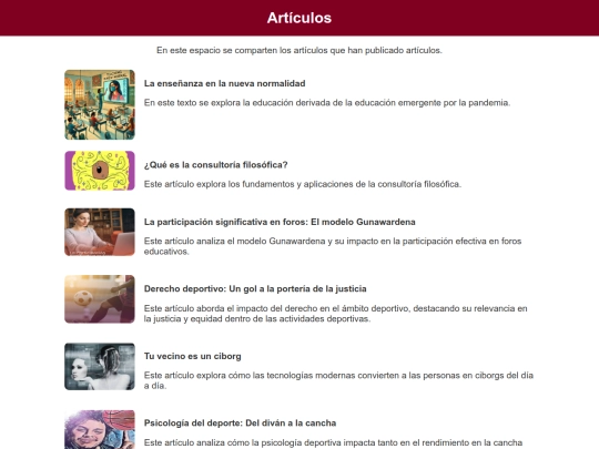 Articulos screenshot