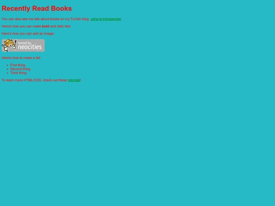 bookblog screenshot