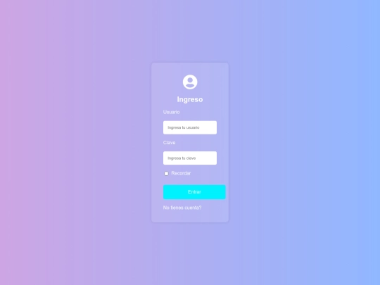 login screenshot