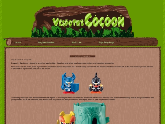 bugmercharchive/toys-mushinin screenshot