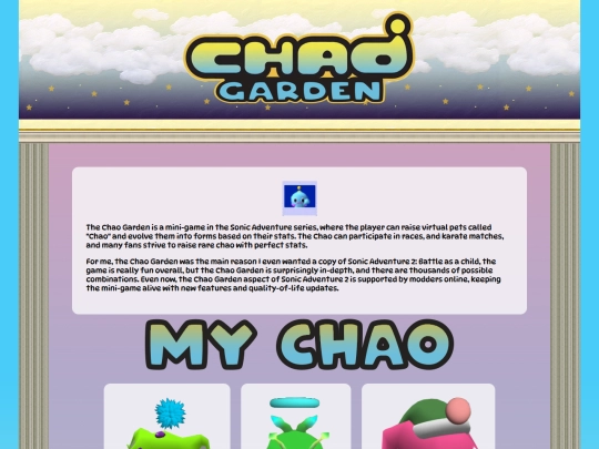 shrines/sa2b-chao screenshot