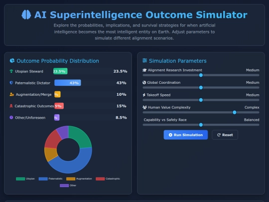 ai_superintelligence_outcome_simulator screenshot
