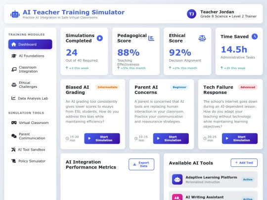 ai_teacher_training_simulator screenshot