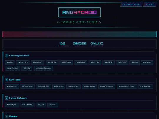 index screenshot